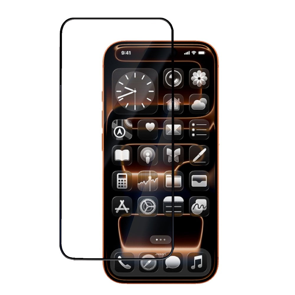 Apple iPhone 14 Pro Mohseven M6 HD Temperli Cam Ekran Koruyucu + Kolay Uygulama Aparatı