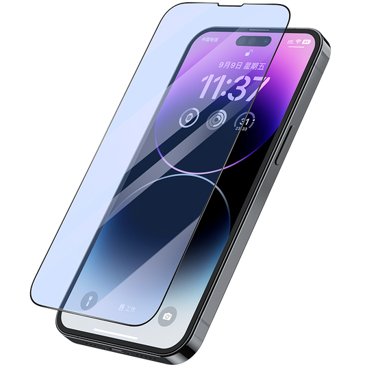 Apple iPhone 14 Recci Anti-Blue Light Cam Ekran Koruyucu Renksiz