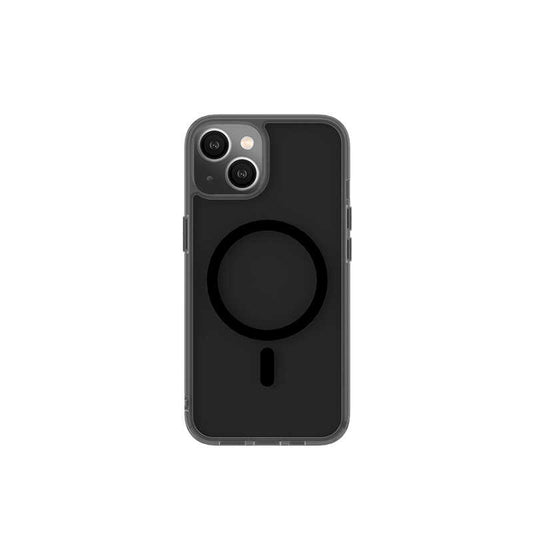 Apple iPhone 14 Wiwu M-safe Şarj Özellikli Lens Korumalı Şeffaf Silikon Kapak Siyah
