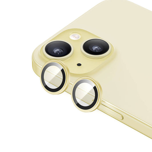 Apple iPhone 15 Benks King Kong Corning Kamera Lens Koruyucu Yeşil