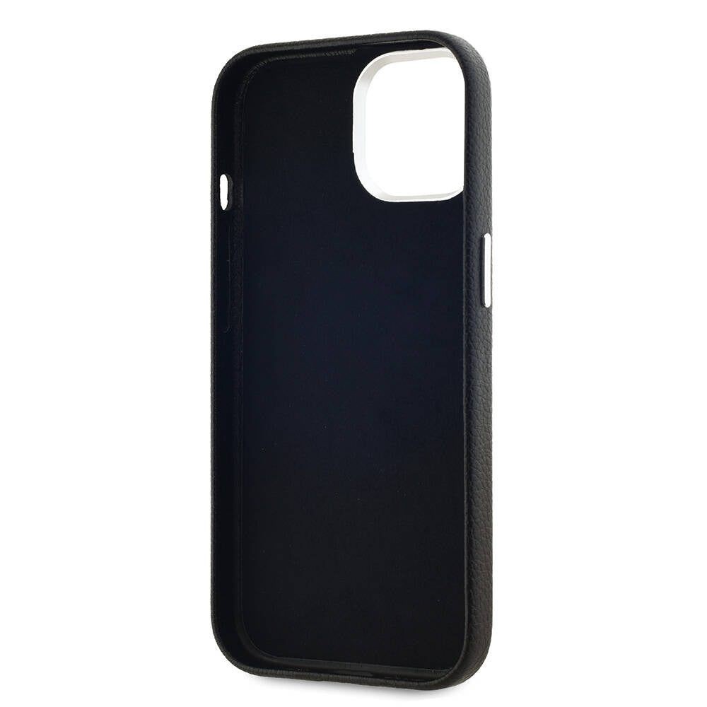 Apple iPhone 15 Kılıf Karl Lagerfeld Orjinal Lisanslı KL Yazılı Hotel Kapak Gri