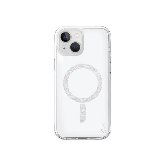 Apple iPhone 15 Kılıf M-safe Şarj Özellikli Simli Magnetik Coehl Glace Kapak Gümüş