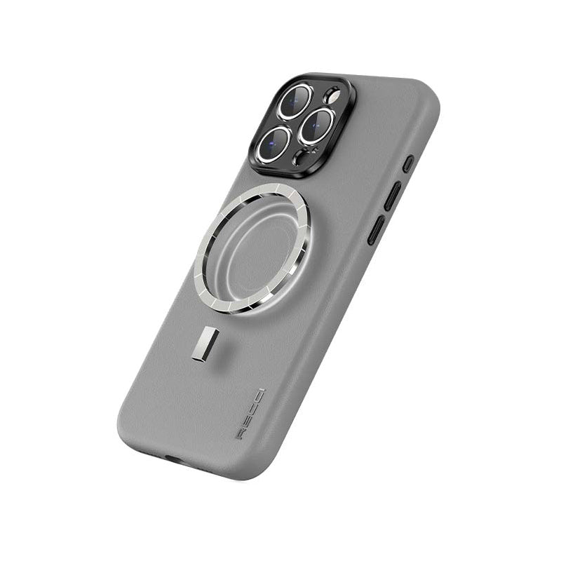 Apple iPhone 15 Kılıf Recci M-safe Şarj Özellikli Kamera Korumalı Explore Serisi Kapak Sarı