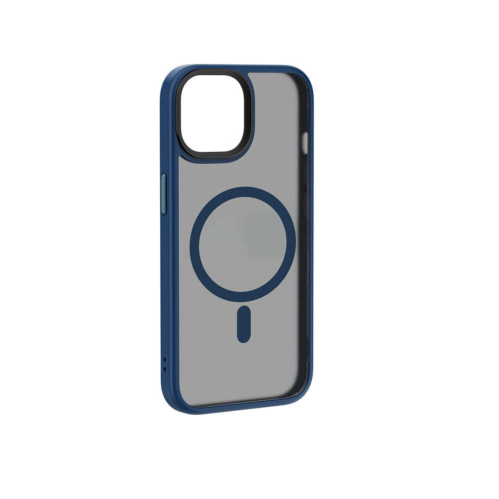Apple iPhone 15 Kılıf Wiwu FGG-011 M-safe Şarj Özellikli Kamera Korumalı Kapak Mor