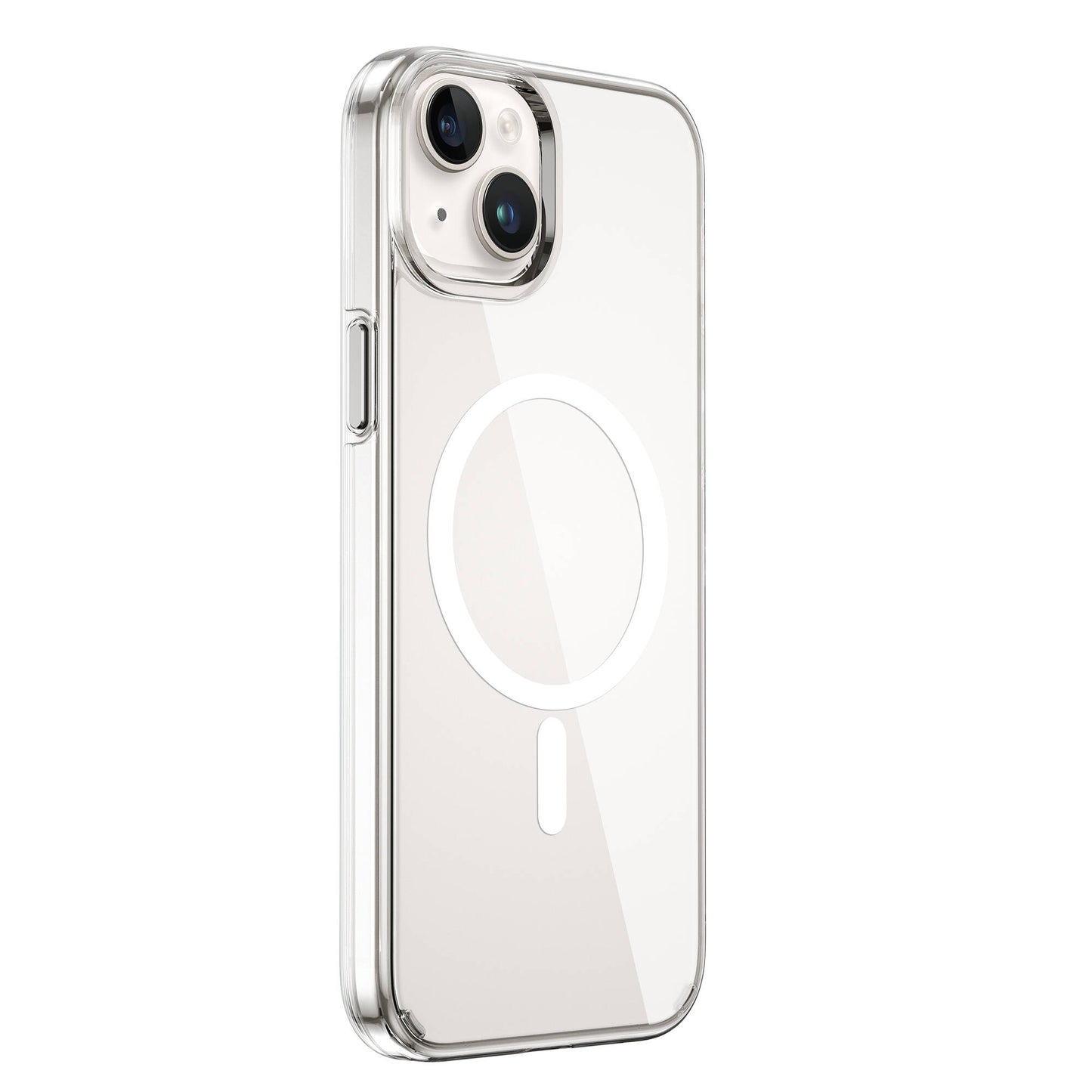 Apple iPhone 15 Kılıf Wiwu FYY-014 M-safe Şarj Özellikli Şeffaf Kapak Renksiz