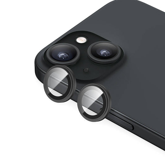 Apple iPhone 15 Plus Benks King Kong Corning Kamera Lens Koruyucu Siyah