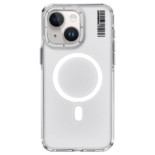 Apple iPhone 15 Plus Kılıf M-safe Şarj Özellikli Şeffaf Youngkit Crystal Shield Serisi Kapak Renksiz