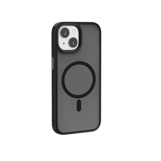 Apple iPhone 15 Plus Kılıf Wiwu FGG-011 M-safe Şarj Özellikli Kamera Korumalı Kapak Siyah