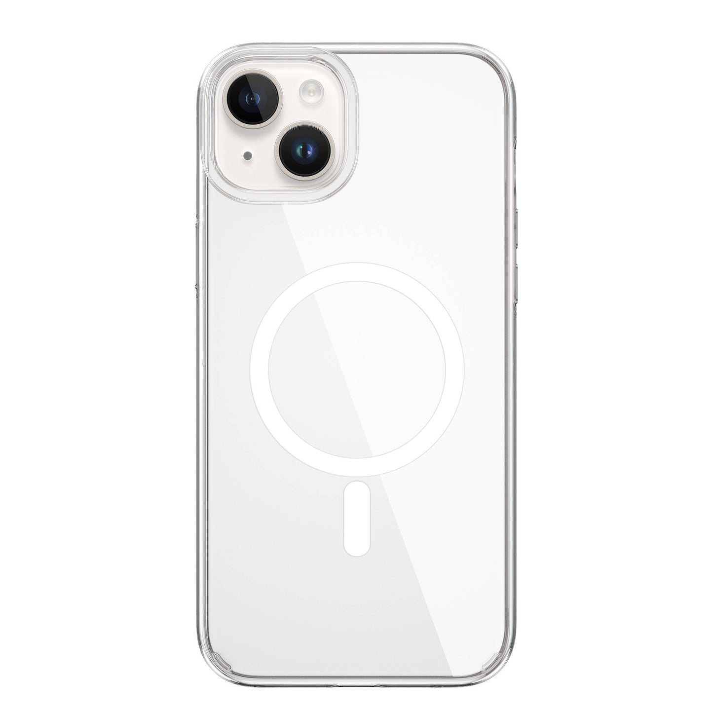Apple iPhone 15 Plus Kılıf Wiwu FYY-014 M-safe Şarj Özellikli Şeffaf Kapak Renksiz