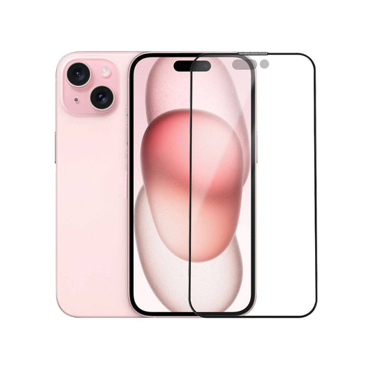 Apple iPhone 15 Plus Wiwu iVista Screen Matte Ultra Güçlü Temperli Mat Ekran Koruyucu Siyah