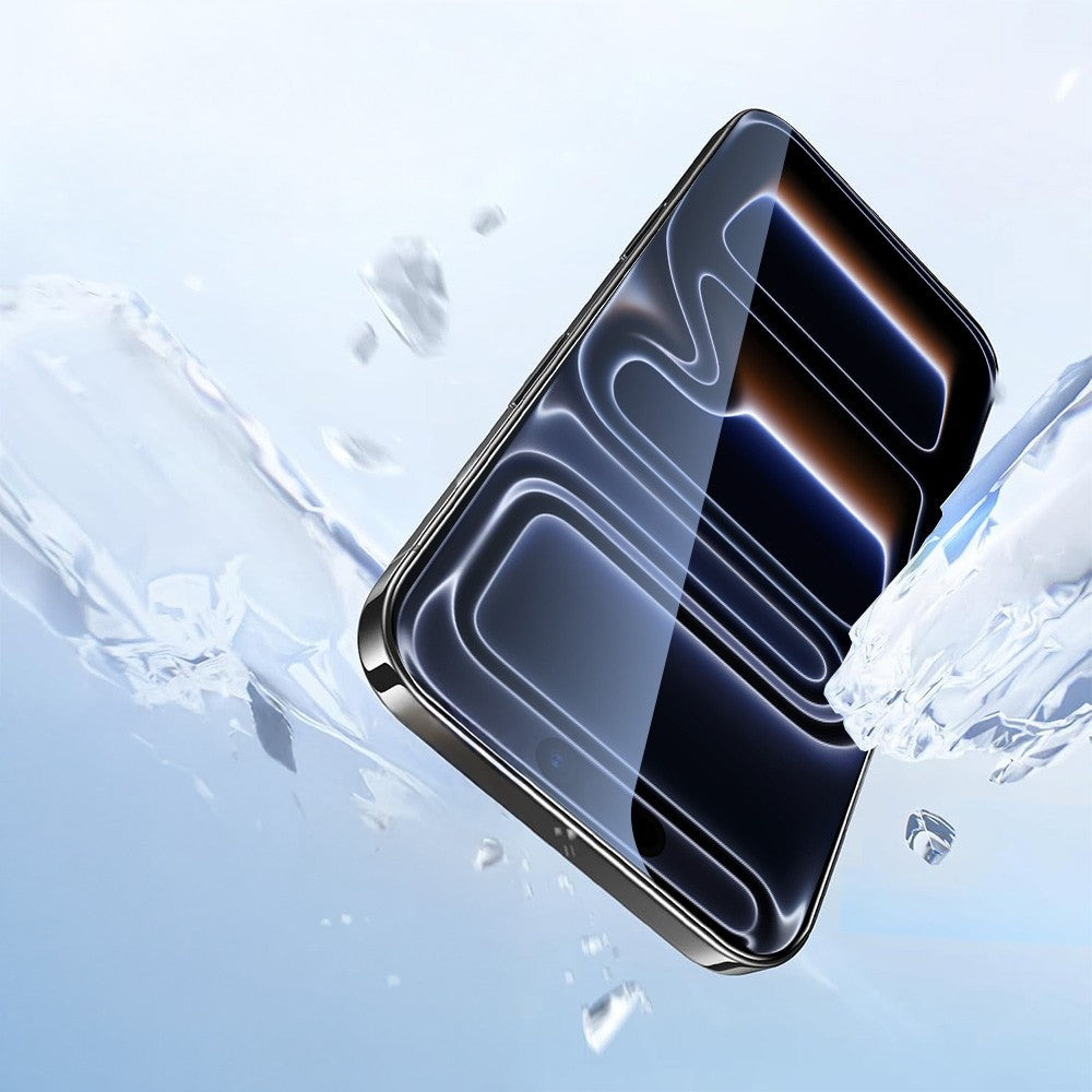 Apple iPhone 15 Plus Zore 2.5D Oliv Privacy Temperli Cam Ekran Koruyucu + Kolay Uygulama Aparatı