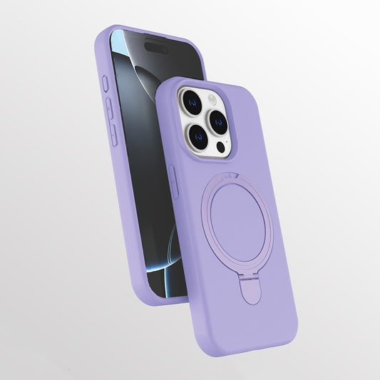 Apple iPhone 15 Pro Kılıf M-safe Şarj Özellikli Standlı Zore Samara Kapak