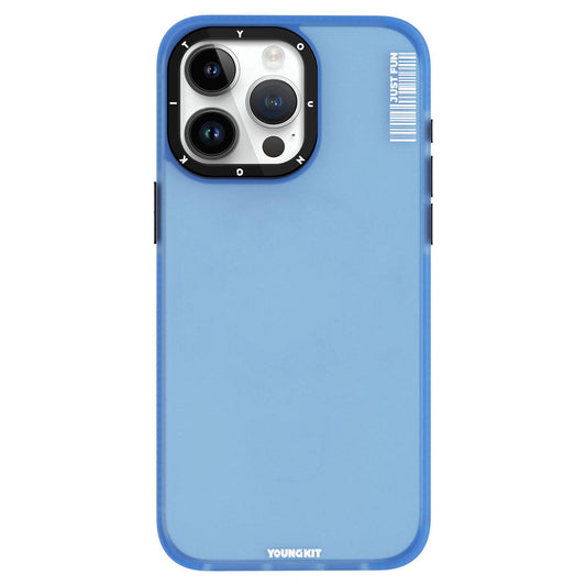 Apple iPhone 15 Pro Max Kılıf Buzlu Mat Tasarım Youngkit Colored Sand Serisi Kapak Pembe