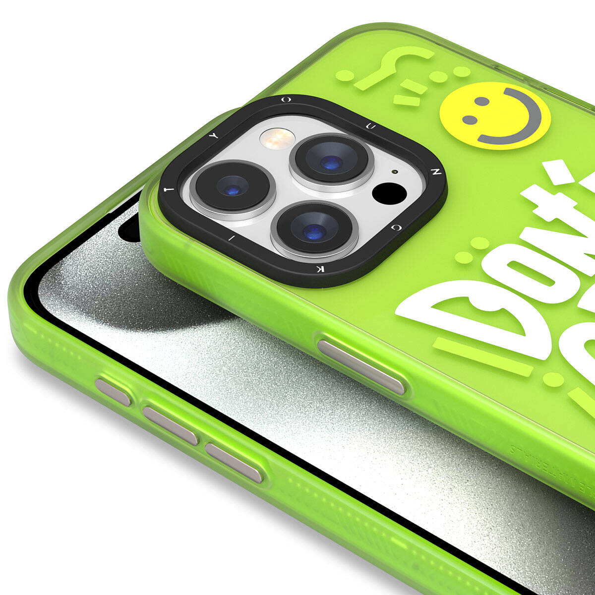 Apple iPhone 15 Pro Max Kılıf Desenli Youngkit Happy Hearth Serisi Kapak Kırmızı