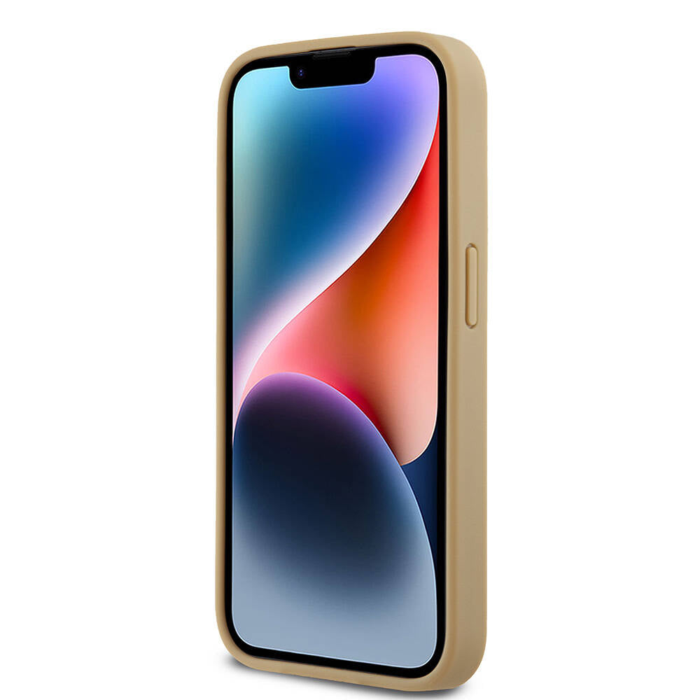 Apple iPhone 15 Pro Max Kılıf Karl Lagerfeld Orjinal Lisanslı M-safe Şarj Özellikli KL Yazılı Hot Stamp Kapak Siyah