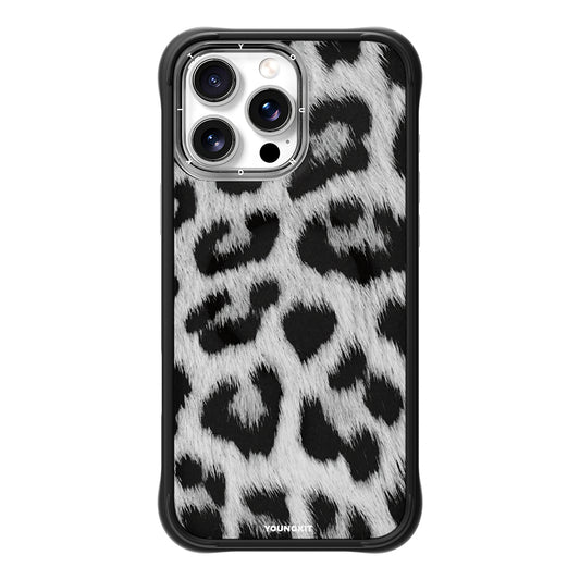 Apple iPhone 15 Pro Max Kılıf M-safe Şarj Özellikli Youngkit Leopard Serisi Kapak