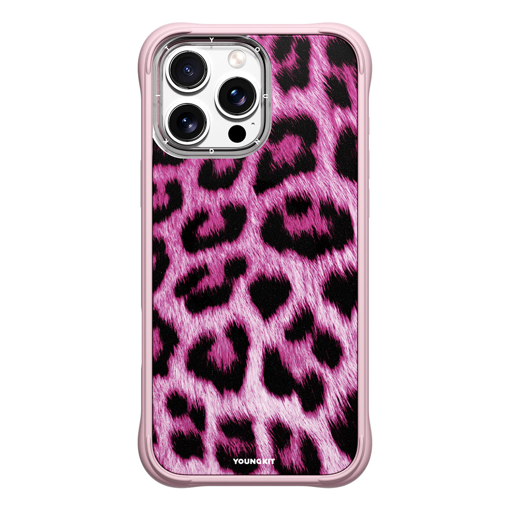 Apple iPhone 15 Pro Max Kılıf M-safe Şarj Özellikli Youngkit Leopard Serisi Kapak