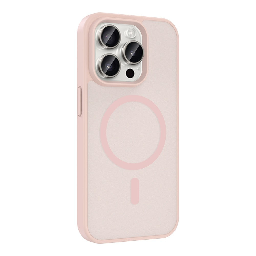 Apple iPhone 15 Pro Max Kılıf M-safe Şarj Özellikli Zore Babet Kapak