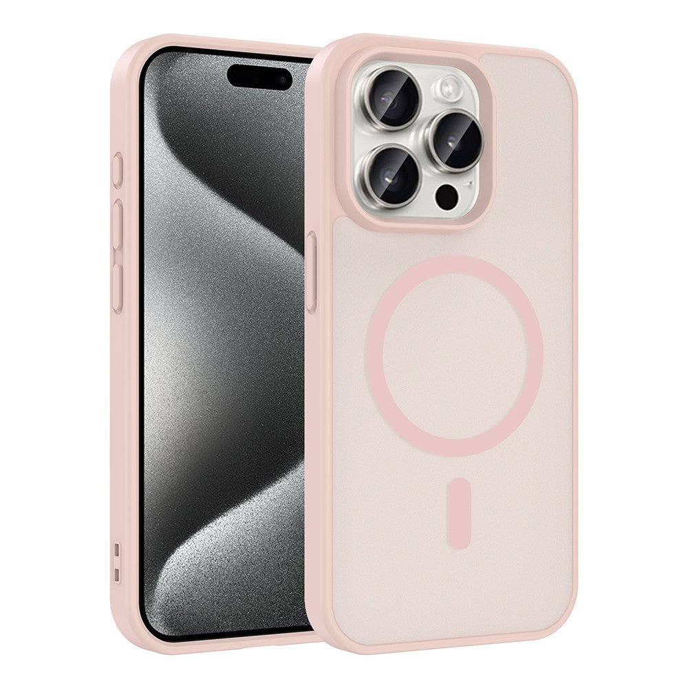 Apple iPhone 15 Pro Max Kılıf M-safe Şarj Özellikli Zore Babet Kapak