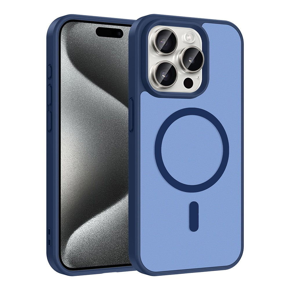 Apple iPhone 15 Pro Max Kılıf M-safe Şarj Özellikli Zore Babet Kapak