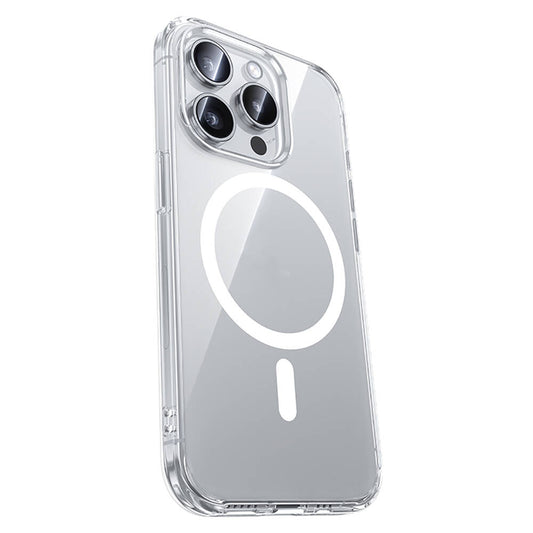 Apple iPhone 15 Pro Max Kılıf M-safe Şarj Özellikli Airbagli Şeffaf Benks LucentPro Serisi Kapak Şeffaf