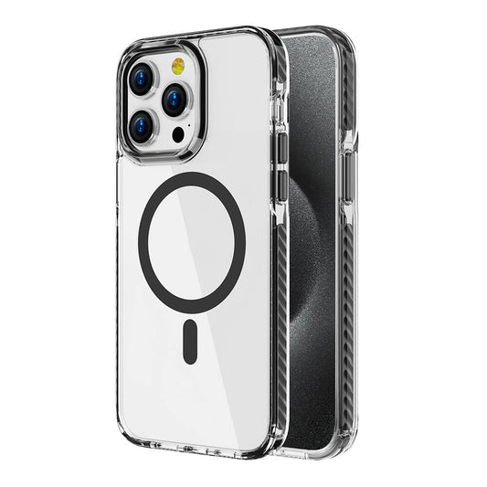 Apple iPhone 15 Pro Max Kılıf M-safe Şarj Özellikli Airbagli Takılabilir Askı Aparatlı Zore Nana Kapak