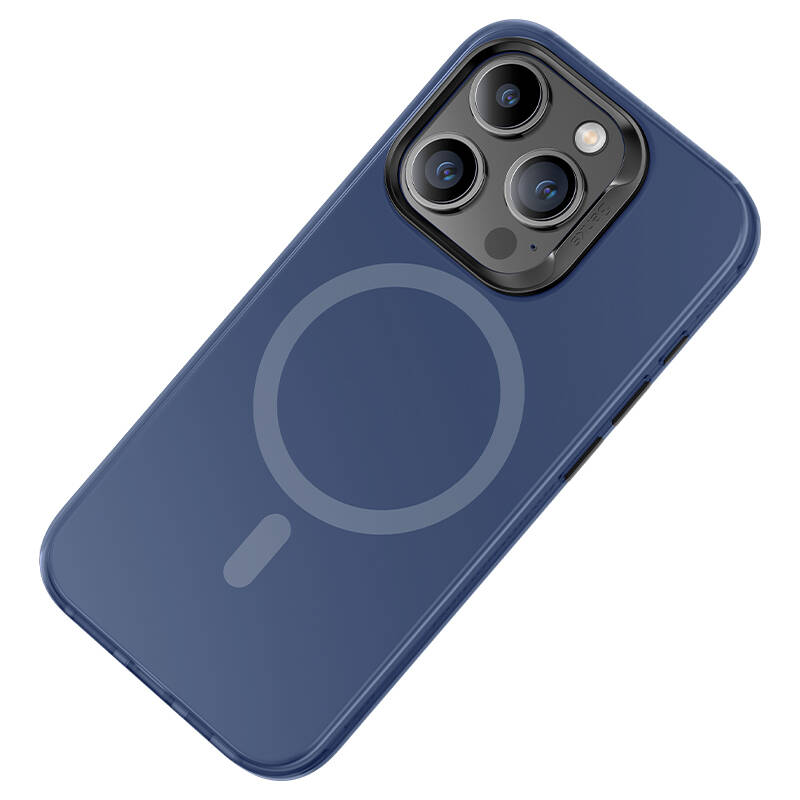 Apple iPhone 15 Pro Max Kılıf M-safe Şarj Özellikli Benks Lucid Armor Kapak Beyaz