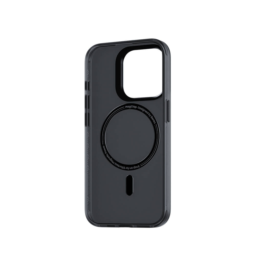 Apple iPhone 15 Pro Max Kılıf M-safe Şarj Özellikli Benks Lucid Armor Kapak Beyaz