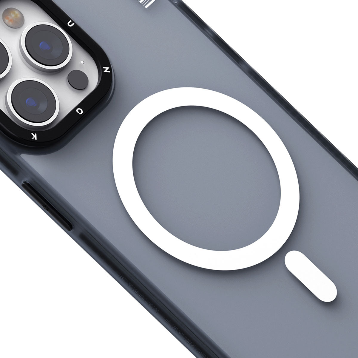 Apple iPhone 15 Pro Max Kılıf M-safe Şarj Özellikli Youngkit Colored Sand Serisi Kapak Pembe