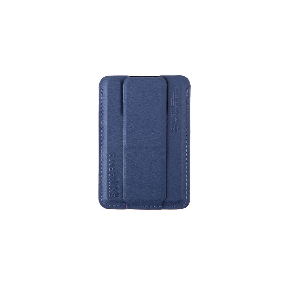 Apple iPhone 15 Pro Max Kılıf SkinArma Şeffaf M-safe Şarj Özellikli Kado Kartlıklı Saido Kapak Siyah