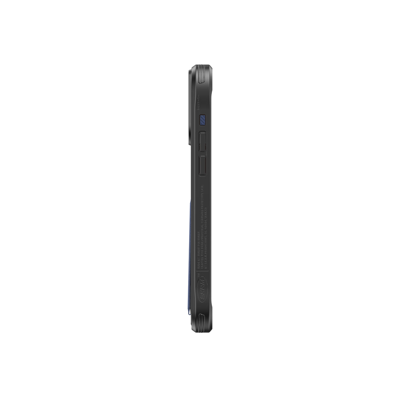 Apple iPhone 15 Pro Max Kılıf SkinArma Standlı Deri Görünümlü Slate Kapak Turuncu