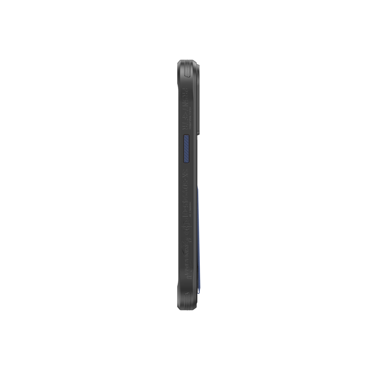 Apple iPhone 15 Pro Max Kılıf SkinArma Standlı Deri Görünümlü Slate Kapak Gri