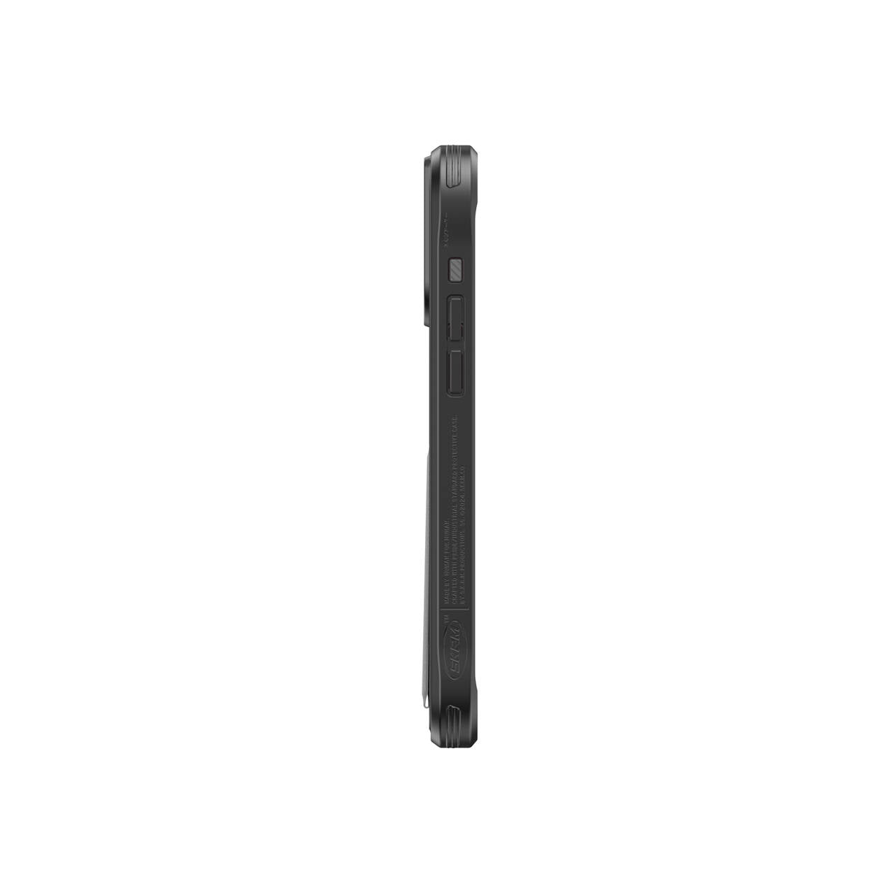 Apple iPhone 15 Pro Max Kılıf SkinArma Standlı Deri Görünümlü Slate Kapak Turuncu