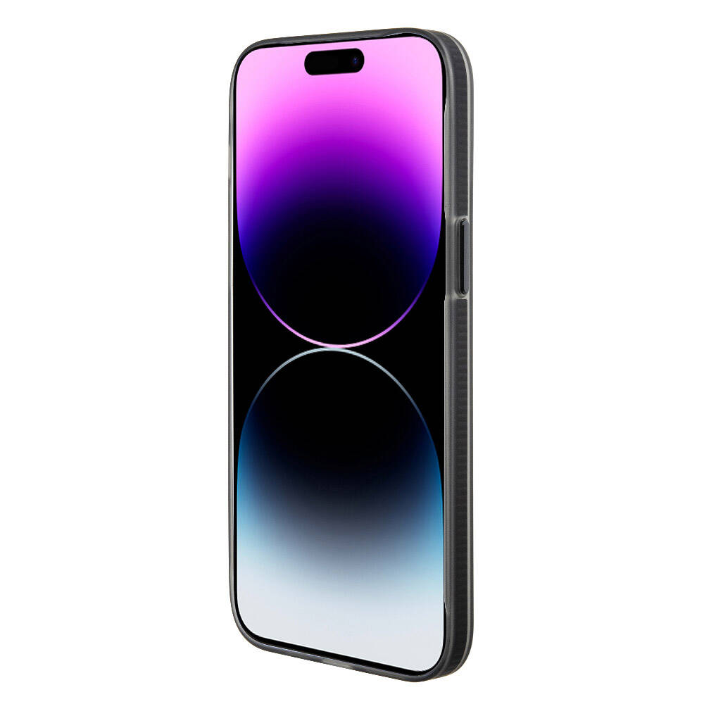 Apple iPhone 15 Pro Max Kılıf TUMI Orjinal Lisanslı M-safe Şarj Özellikli Buzlu Mat Kapak Mor