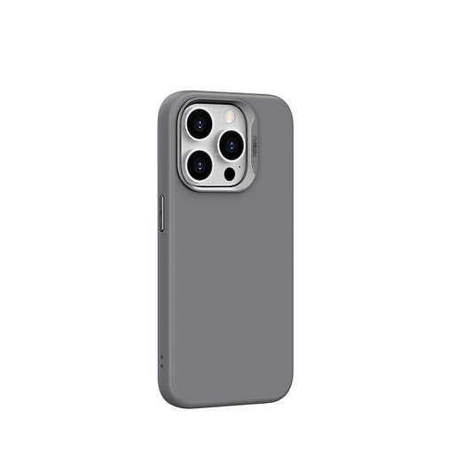 Apple iPhone 15 Pro Max Kılıf Wiwu SP-019 M-safe Şarj Özellikli Vegan Leather Deri Kapak Turuncu