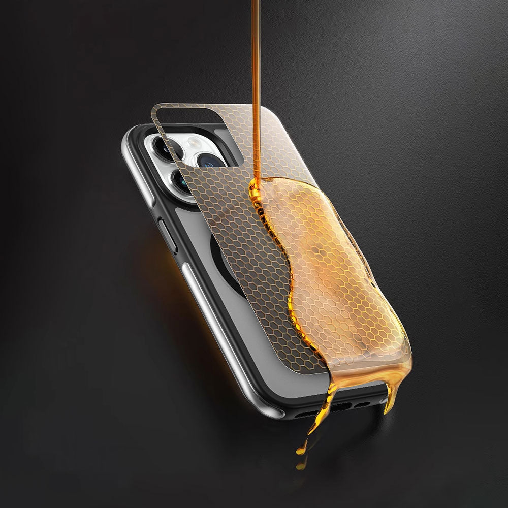 Apple iPhone 15 Pro Max Kılıf Wiwu ZKK-012 M-safe Şarj Özellikli Air Cushion Kapak Yeşil