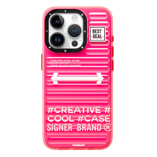 Apple iPhone 15 Pro Max Kılıf YoungKit Luggage FireFly Serisi Kapak Yeşil