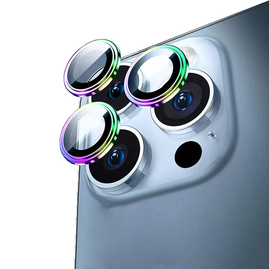 Apple iPhone 15 Pro Wiwu Lens Guard Metal Kamera Lens Koruyucu Gümüş