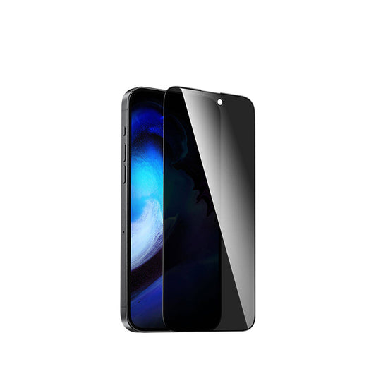 Apple iPhone 15 Recci RSP-A05SP 3D Privacy Shield Temperli Cam Ekran Koruyucu Gri
