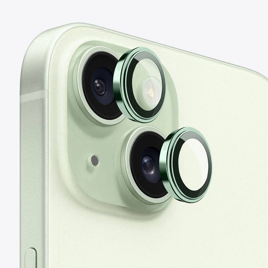 Apple iPhone 15 Wiwu Lens Guard Metal Kamera Lens Koruyucu Siyah