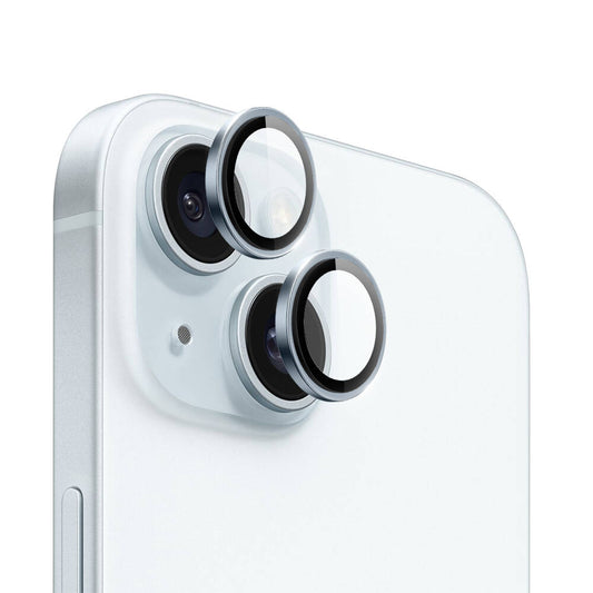 Apple iPhone 15 Wiwu LG-004 PVD Lens Guard Metal Kamera Lens Koruyucu Yeşil