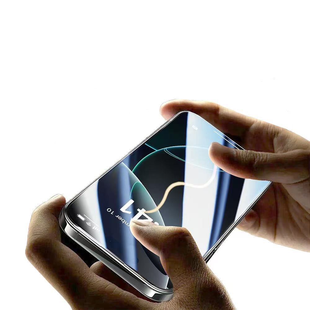 Apple iPhone 15 Zore 2.5D Oliv HD Temperli Cam Ekran Koruyucu + Kolay Uygulama Aparatı