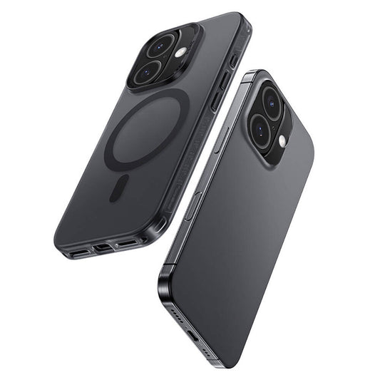 Apple iPhone 16 Kılıf M-safe Şarj Özellikli Benks Lucid Armor Kapak Gold