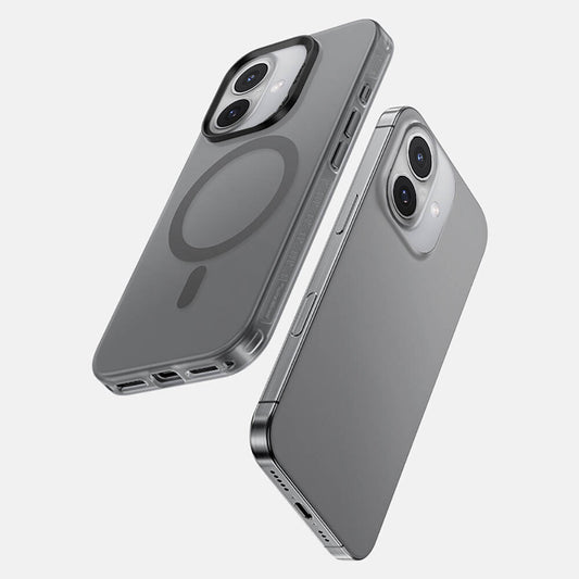 Apple iPhone 16 Plus Kılıf M-safe Şarj Özellikli Benks Lucid Armor Kapak Gold