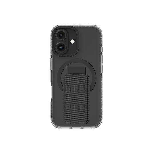 Apple iPhone 16 Plus Kılıf M-safe Şarj Özellikli Standlı Amazingthing Titan Pro Plus Kapak Siyah