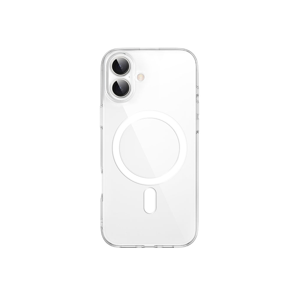 Apple iPhone 16 Plus Kılıf M-safe Şarj Özellikli Wiwu YXK-207 Invisible Pro Sert PC Kapak Şeffaf