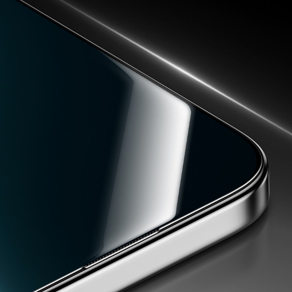Apple iPhone 16 Pro Benks Glass Warrior HD 0.3mm Ultra İnce 0.9mm Kenarları Güçlendirilmiş Cam Ekran Koruyucu + Kolay Uygulama Aparatlı