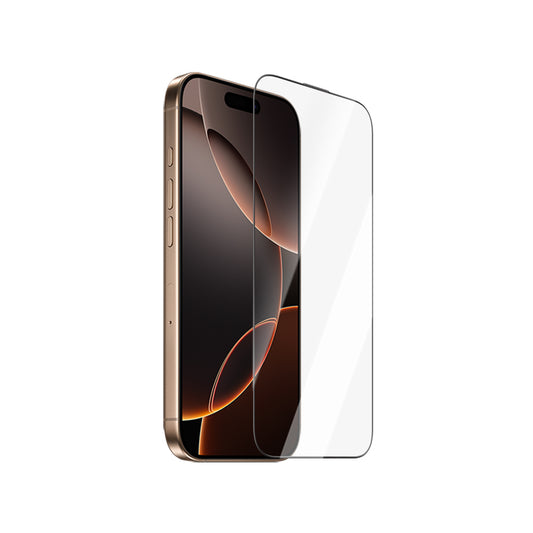 Apple iPhone 16 Pro CaseWorld Ultra-Thin Serisi TMQ HD 0.15mm Schott Sertifikalı Temperli Cam Ekran Koruyucu