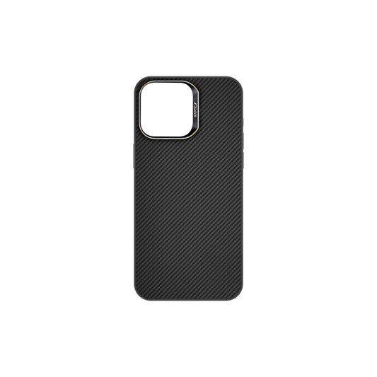 Apple iPhone 16 Pro Kılıf M-safe Şarj Özellikli 600D Metal Kamera Çerçeveli Raptic Aramid Fiber Serisi Kapak Siyah