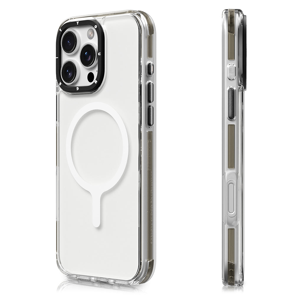 Apple iPhone 16 Pro Kılıf M-safe Şarj Özellikli YoungKit Crystal Color Serisi Kapak
